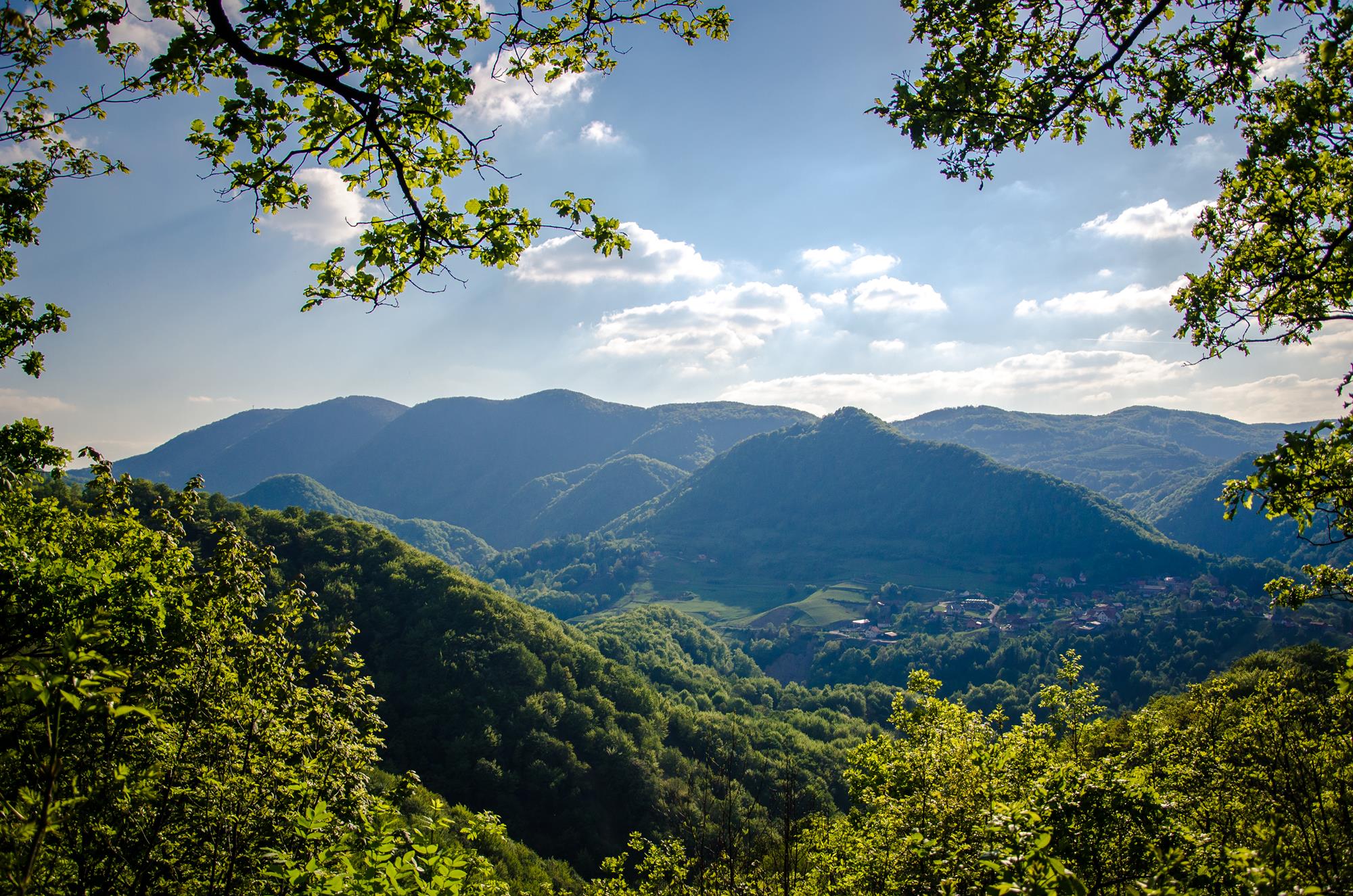 Žumberak Nature Park panoramic mountain views - hiking excursion near Plešivica wine region